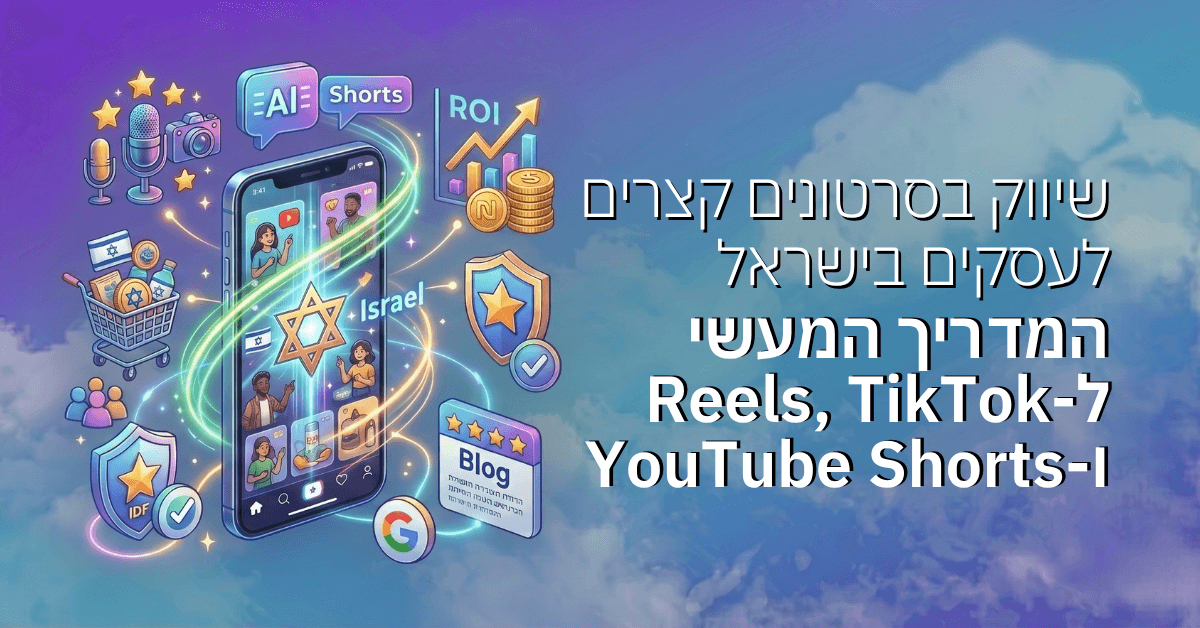 שיווק בסרטונים קצרים לעסקים בישראל