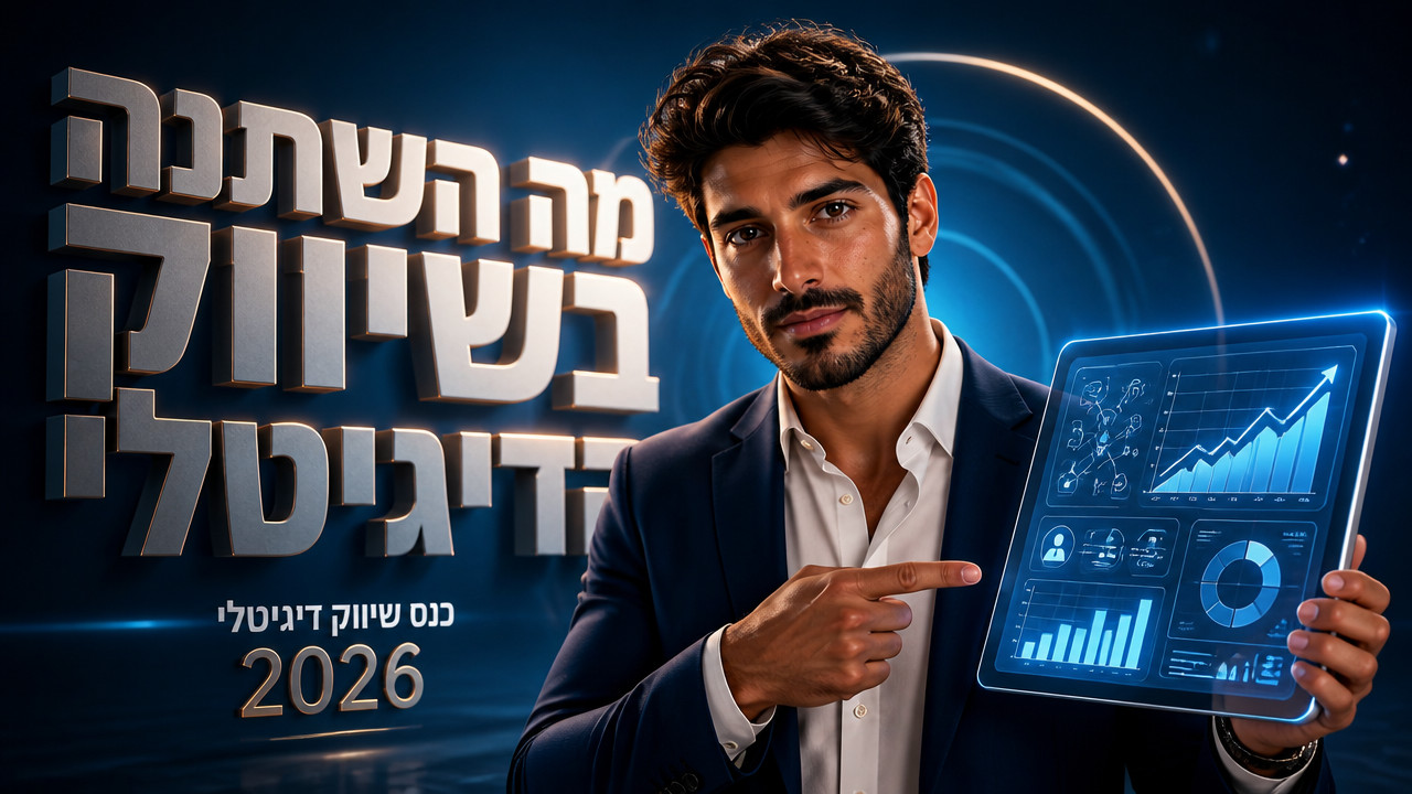 כנס שיווק דיגיטלי 2026: המדריך המקצועי לבעלי עסקים