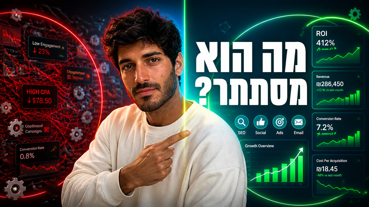 שיווק דיגיטלי לעסקים: המדריך המלא לצמיחה ב-2026