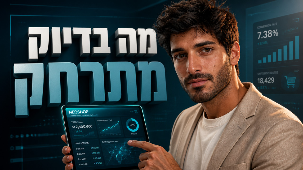ניאושופ שיווק והפצה: המדריך המלא להצלחה ב-2026