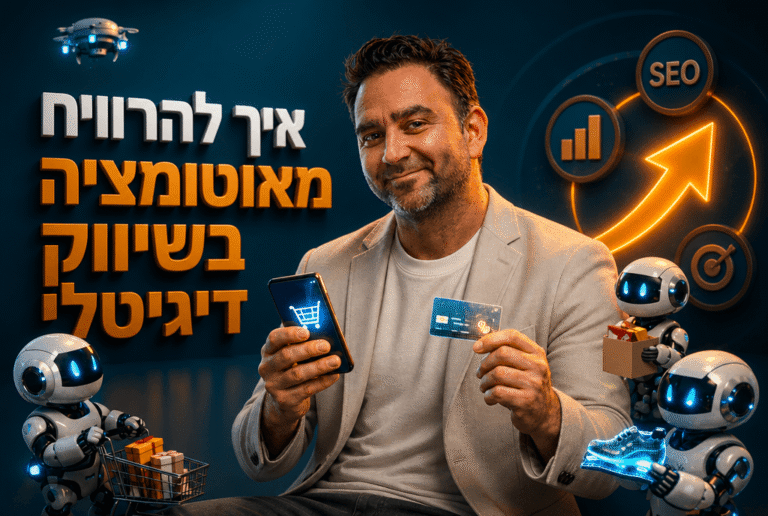 אוטומציה בשיווק דיגיטלי לעסק קטן: המדריך המלא 2026