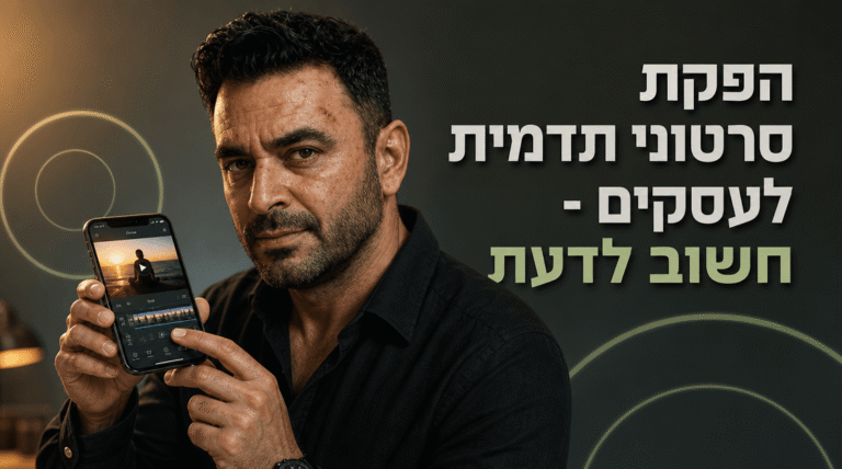 הפקת סרטוני תדמית לעסקים: המדריך המלא לבניית נוכחות דיגיטלית חזקה ב-2026