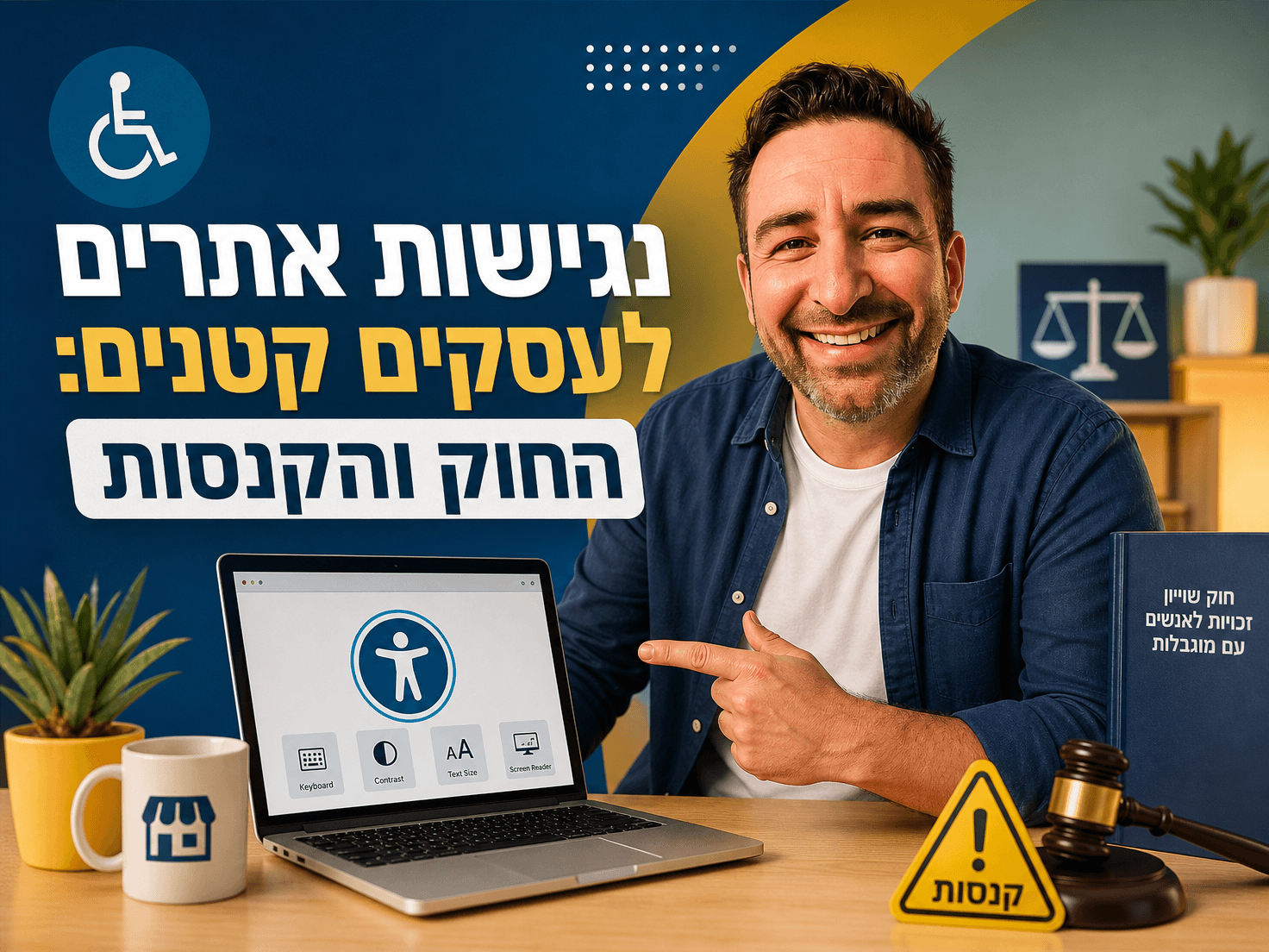 נגישות אתרים לעסקים קטנים 2026: החוק והקנסות