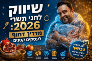 שיווק לחגי תשרי 2026: מדריך דחוף לעסקים קטנים